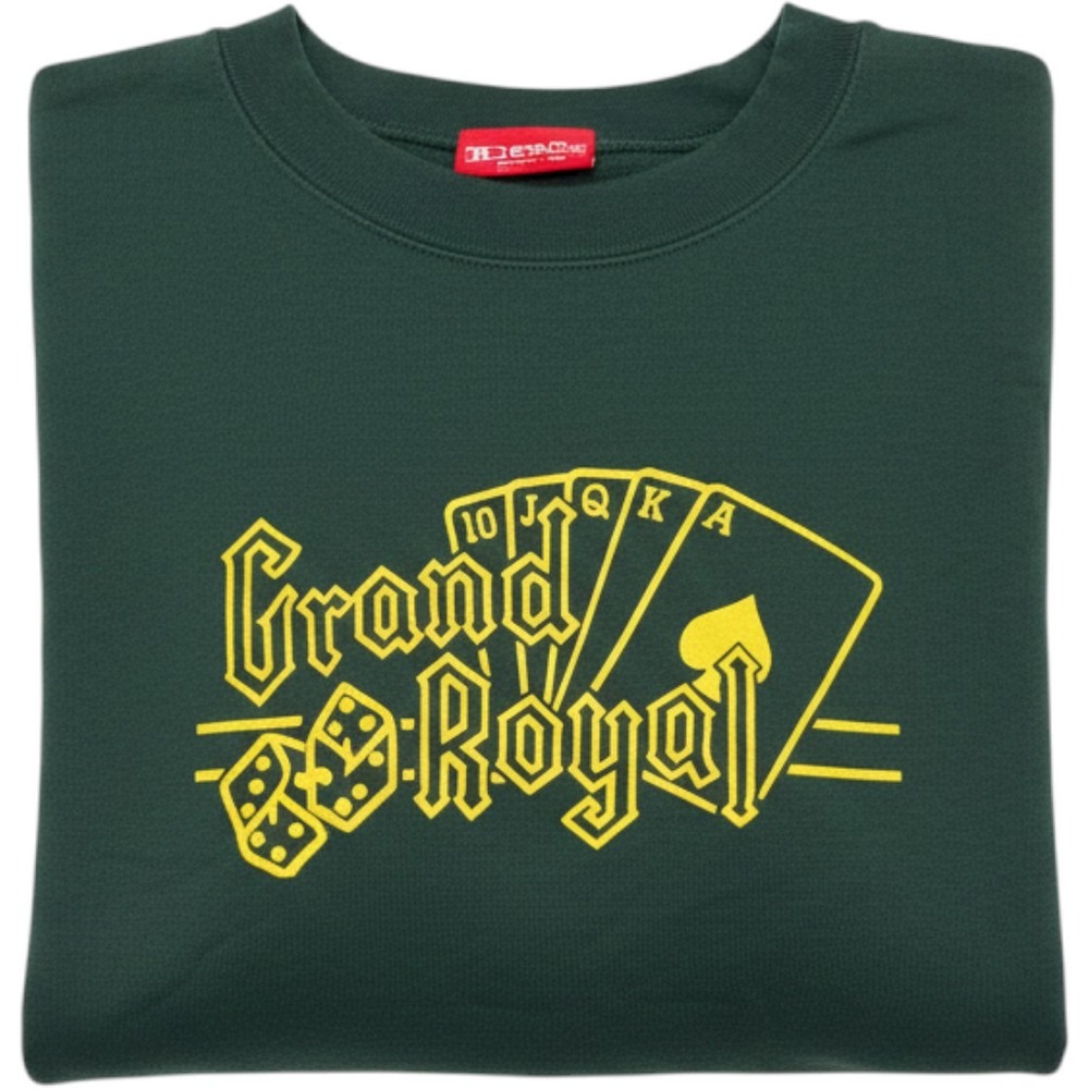 Beastie Boys Beyond The Streets Grand Royal Crewneck Sweatshirt Green XXL 2022